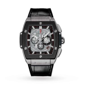 Hublot Spirit Of Big Bang Men Automatic Skeleton Leather Watch 601.NM.0173.LR