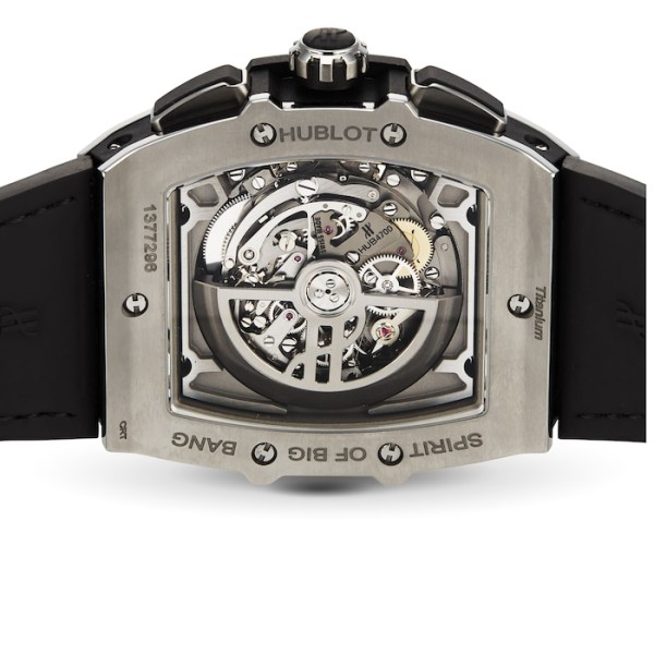 Hublot Spirit Of Big Bang Men Automatic Skeleton Leather Watch 601.NM.0173.LR