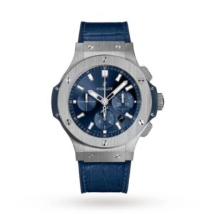 Hublot Big Bang Men Automatic Blue Alligator Watch 301.SX.7170.LR