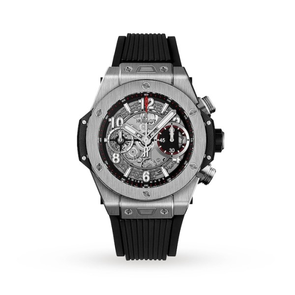 Hublot Big Bang Men Automatic Grey Rubber Watch 441.NX.1170.RX