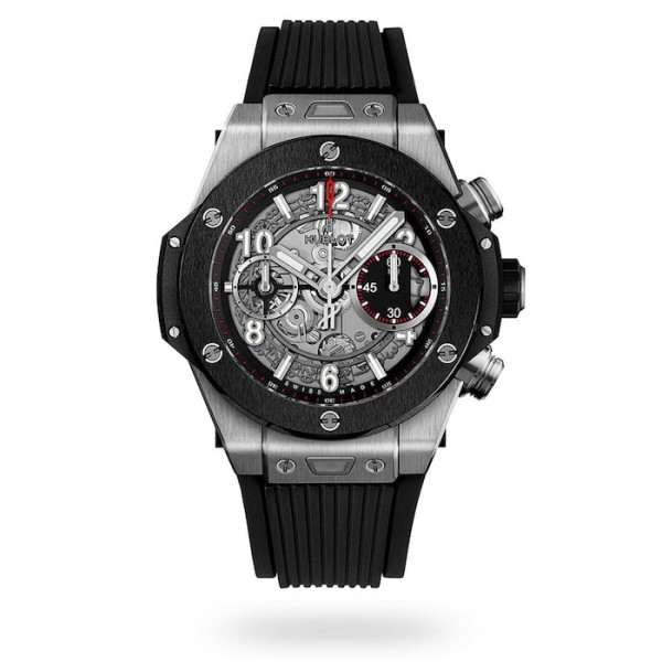 Hublot Big Bang Men Automatic Grey Rubber Watch 441.NM.1170.RX