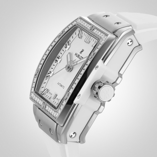 Hublot Spirit Of Big Bang Women Automatic White Rubber Watch 665.NE.2010.RW.1204