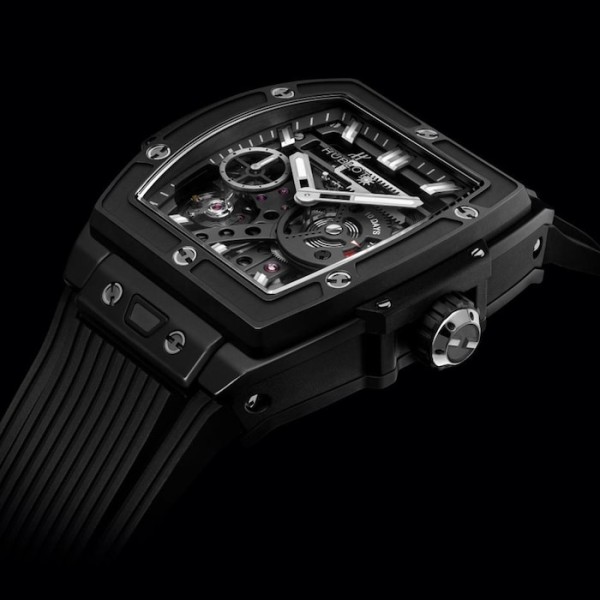 Hublot Spirit Of Big Bang Men Automatic Black Rubber Watch 614.CI.1170.RX