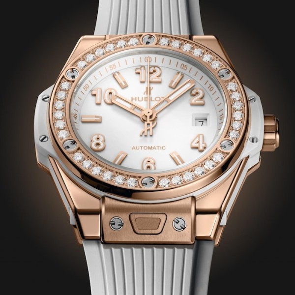 Hublot Big Bang Women Automatic White Rubber Watch 485.OE.2080.RW.1204