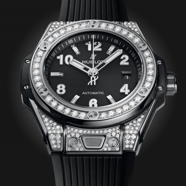 Hublot Big Bang Women Automatic Black Rubber Watch 485.SX.1170.RX.1604