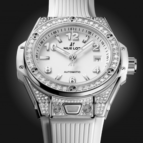 Hublot Big Bang Women Automatic White Rubber Watch 485.SE.2010.RW.1604