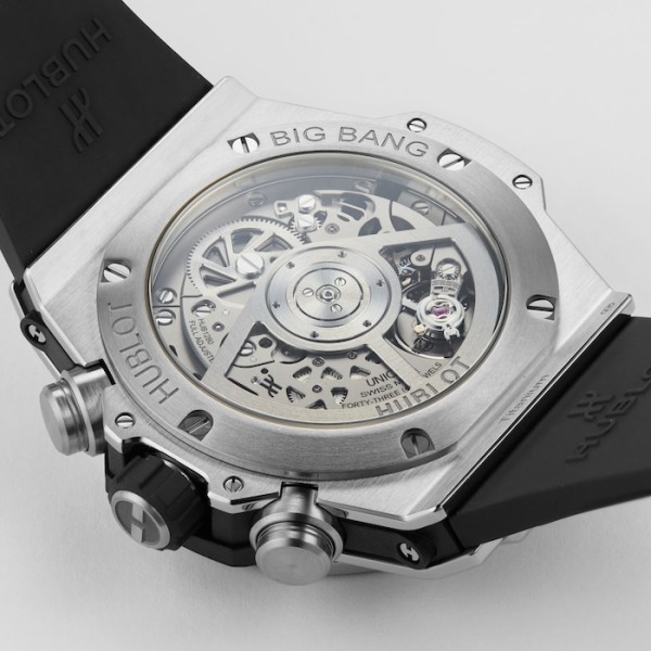 Hublot Big Bang Men Automatic Grey Rubber Watch 441.NX.1171.RX