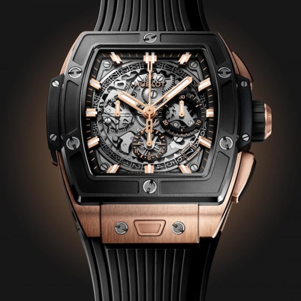 Hublot Spirit Of Big Bang Men Automatic Grey Rubber Watch 641.OM.0183.RX