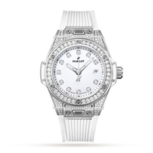 Hublot Big Bang Women Automatic White Rubber Watch 485.SE.2210.RW.1604