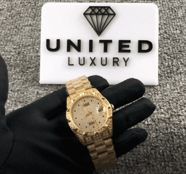 Rolex Gold Full Diamond Replica