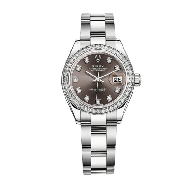 Rolex Dark Grey Diamond Replica